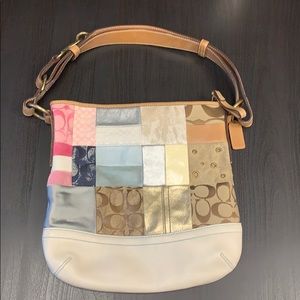 Coach patchwork hobo bag!